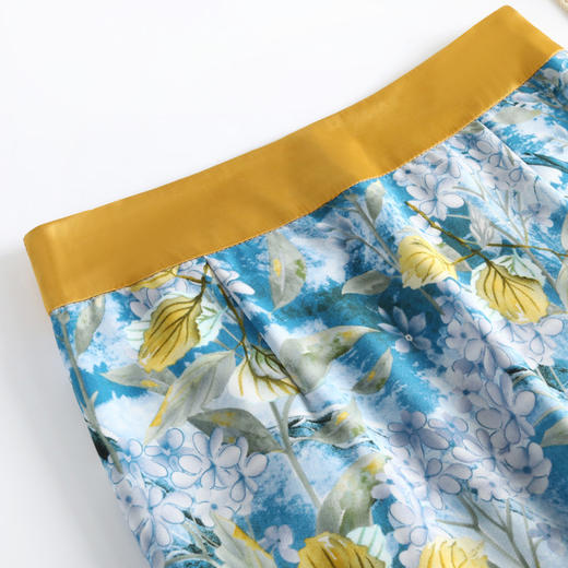 优雅气质，印花通勤中长款修身时尚包臀裙夏款高腰半身裙MYX-6678 商品图2