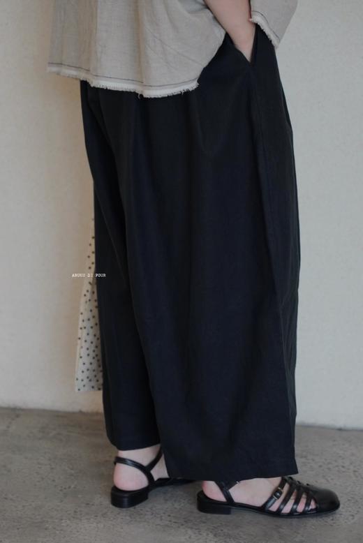 （4折）FRANCESCA白/麻色/黑阔腿裤 商品图3