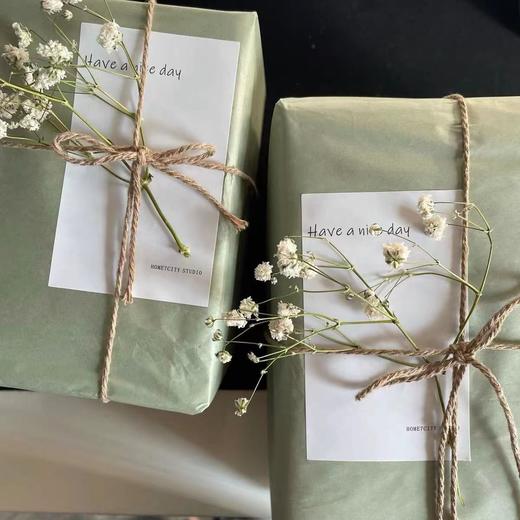 QT-包装 雪梨纸(抹茶绿/温柔紫/嫩粉色+配件15一套） 商品图2
