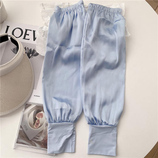 【冰丝透气！宽松防晒冰袖】夏季高品质冰丝袖套，透气宽松手套，防晒冰袖女，防紫外线袖套，纯色开车防晒手套 商品图8