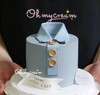 【臻品系列】---半翻糖【男士衬衫】送男友、爸爸生日蛋糕、父亲节蛋糕 商品缩略图0