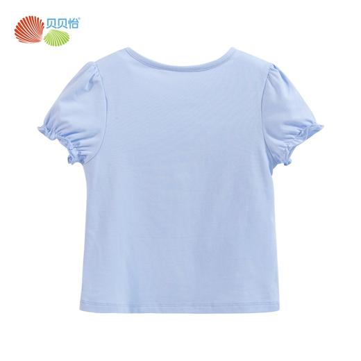 贝贝怡女童短袖t恤夏季儿童上衣圆领新款女孩夏装洋气可爱潮 商品图7