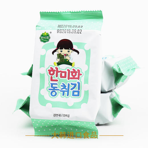 韩国美禾童趣海苔绿色15g 商品图3