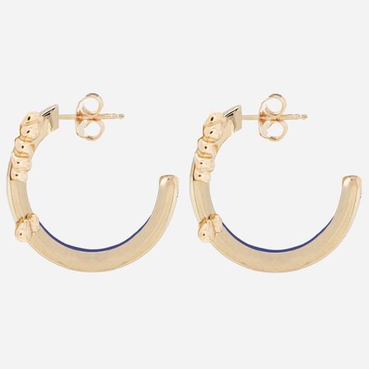 订购10周到｜Acchitto-Coeurage- 皇家蓝 密语 勇气  耳环［意大利设计师］ 商品图2