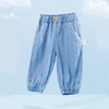 贝贝怡女童柔软轻薄莱赛尔牛仔裤宝宝夏季新款束脚裤洋气宽松长裤 商品缩略图6