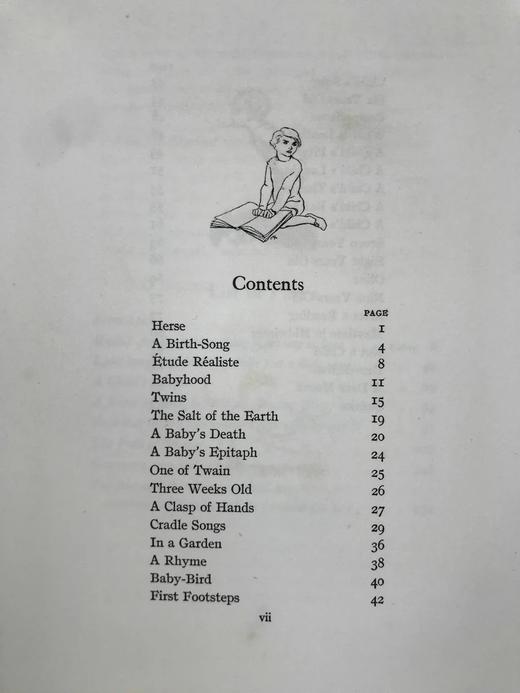 鬼才拉克姆限量签名本！1918年 斯温伯恩《生命之春：儿童诗集》 9幅彩色手工贴图与多幅黑白文间插图 犊皮（vellum）脊精装大16开 商品图6