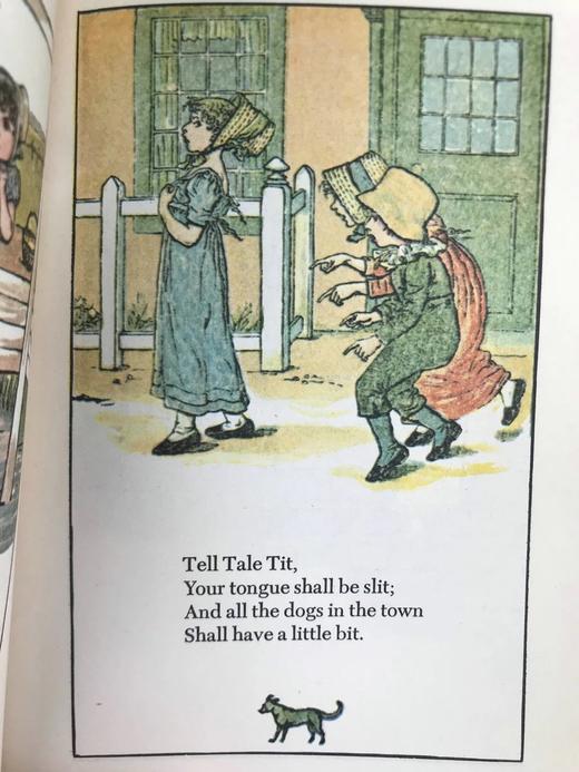 约20世纪晚期  鹅妈妈童谣 凯特·格林纳威49幅彩色插图 精装32开 商品图14