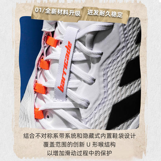 Adidas/阿迪达斯Barricade12*系列蒂姆男经典专业网球鞋GY1445 商品图2