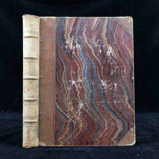 约19世纪后期 狄更斯《小多丽特》58幅插图 真皮精装16开 商品图0