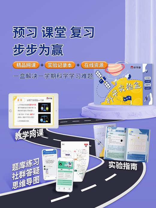 【现货秒发】教科版1-6年级上下册《小学科学实验盒（个人版）》（赠送配套精品教学网课和思维导图） 商品图2