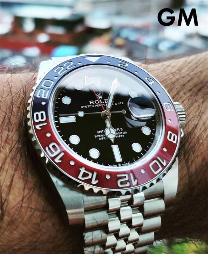GM升级版劳力士格林尼治型系列红蓝可乐圈-2019最佳解毒版本