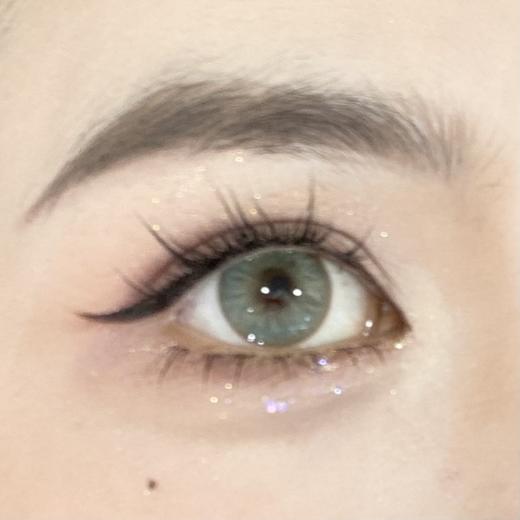 Kumicon旗下｜AI绿瞳&蓝纹波曼&失控赛博&伊莎贝蓝｜14.2mm实际着色中大直径  月抛  2片 商品图2