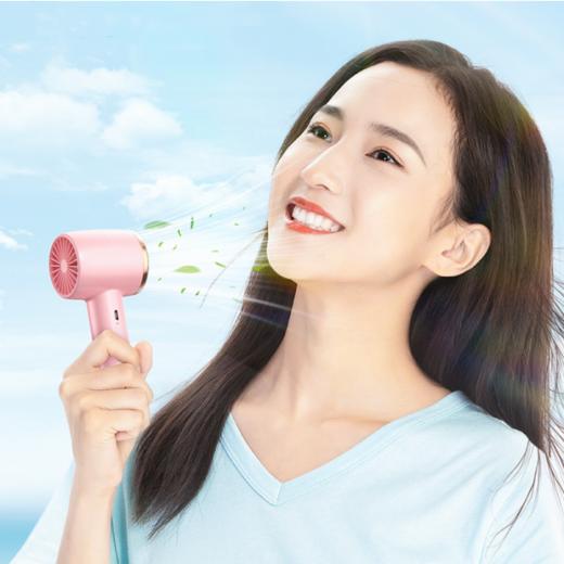 【降温黑科技 小身躯大风力❗️迷你便携式手持小风扇】LED显示屏强劲风力，无声降噪持久续航，环绕式出风小巧便携，新款usb充电超静音大风力电风扇粉丝专属 商品图3