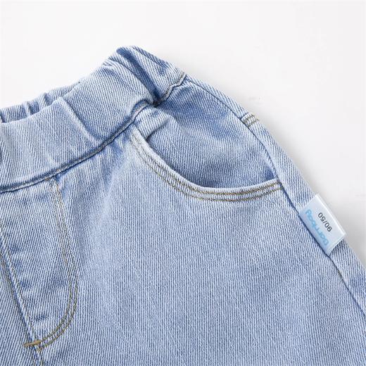 贝贝怡童装男童休闲牛仔裤夏季新款男宝宝时髦七分裤小童洋气裤子 商品图7