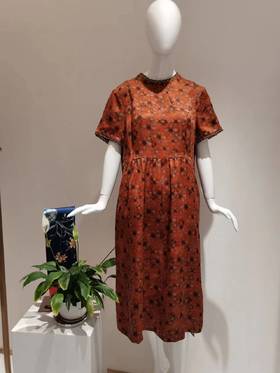 2F阿瓦塔桑蚕丝连衣裙L23977