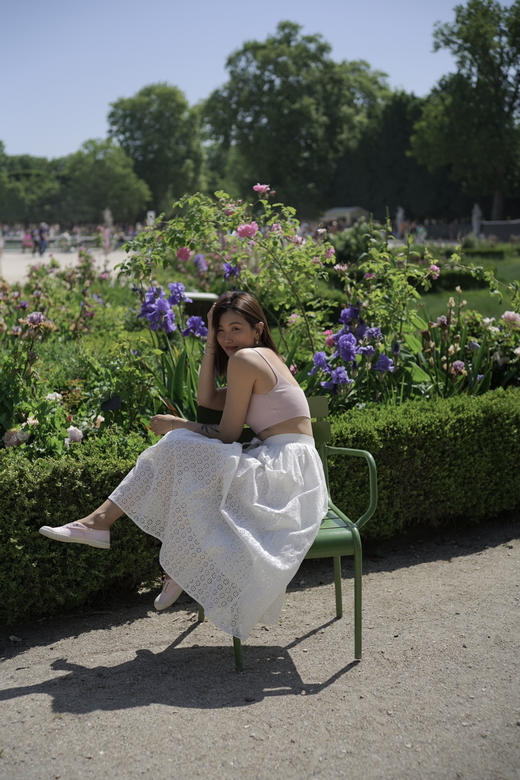 my skirt white cotton lace 商品图5