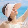 「双层防晒！四色可选」2023新款遮阳帽子 女款骑车大檐防紫外线空顶遮脸夏季太阳帽防晒帽配饰 商品缩略图3