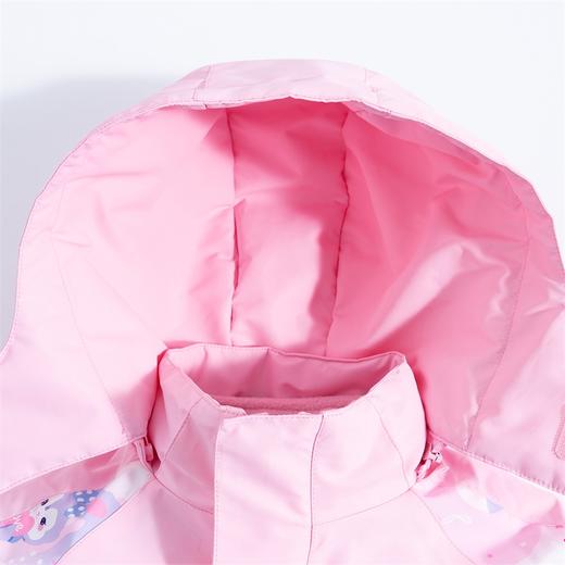贝贝怡女童外套冲锋衣春秋防水透气高颜值款一衣三穿冲锋衣两件套223S3117 商品图12
