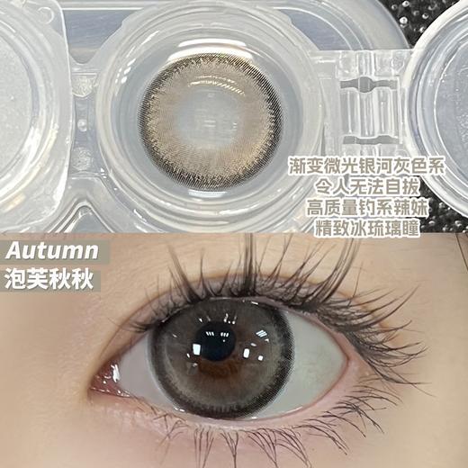 MIMIPARK  泡芙秋秋 月抛 2片  直径 14.5mm  参考着色 13.86mm  基弧 8.6  含水 42%  新锐国货 商品图2