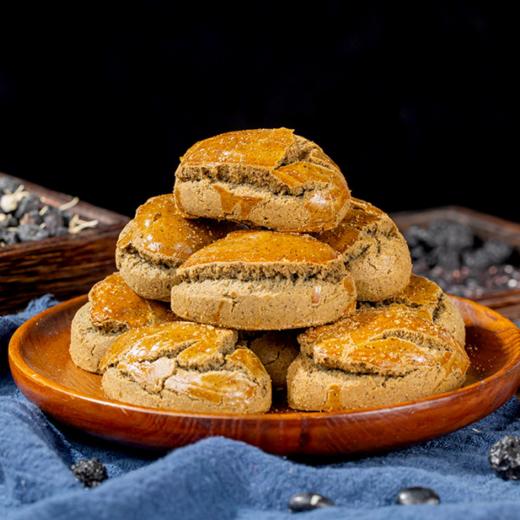 【第二盒半价！以黑养黑换发新光彩六味黑糕】吃起来无腹担，巧妙柔和多种食材，口感层次丰富，黑芝麻桑葚黑枸杞乌根手工糕点零食健康好吃 商品图3