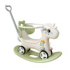 【不止于摇马 好玩更安全！摇摇马小木马 儿童摇马婴儿宝宝两用】三重玩法空间大安全，宽厚护栏环保式安全座椅，40°微笑摇摆弧度，溜溜车二合一周岁生日礼物女-QQ 商品缩略图4