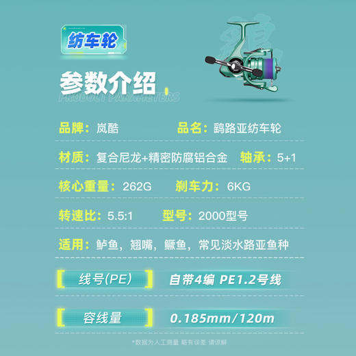 佳钓尼鹞路亚纺车轮水滴轮金属磁力双刹车防炸线鱼线轮远投渔轮 商品图1