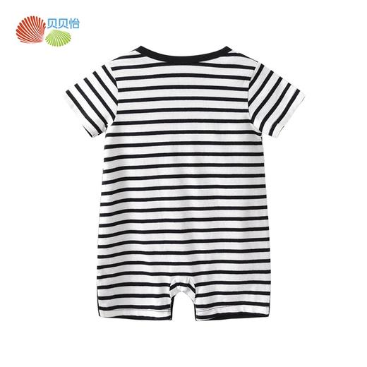 迪士尼贝贝怡联名款男宝宝肩开连体衣新生儿夏季短袖婴儿哈衣爬服232L2051
 商品图5