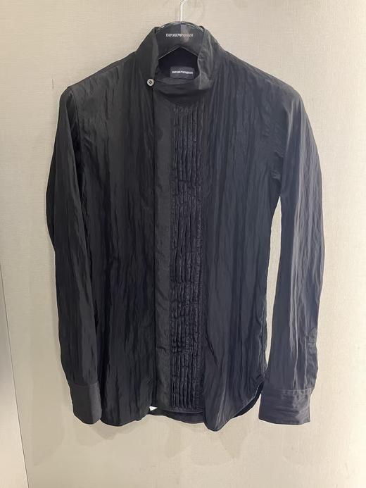 E ARMANI 衬衫男  B1CFCLB153C-999 .14%POLYAMIDE 86%VISCOSE 商品图0