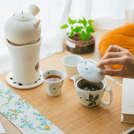 日式碎花系列竹制茶垫新中式中国风茶巾 商品图0