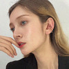 OKBA60288真金电镀欧美法式小众轻奢C形不规则耳饰耳夹 商品缩略图1