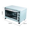 美的（Midea） PT35C1 家用多功能电烤箱 35升 机械式操控 上下独立控温 烘烤面包蛋挞 商品缩略图7