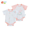 贝贝怡男宝宝短袖包屁衣夏季款新品婴儿爬服透气包屁衣（两件装） 商品缩略图7