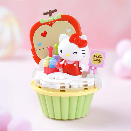Keeppley三丽鸥积木玩具 HELLO KITTY K20813 愿苹安 商品图0