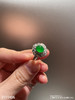 3111406，老坑高冰艳绿蛋面戒指。具体价格微信咨询 商品缩略图2