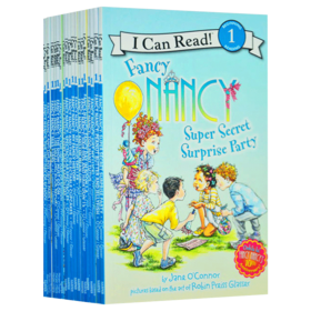 漂亮的南希22册 英文原版绘本 Fancy Nancy I Can Read 汪培珽一阶段 小俏妞希希 英文版儿童英语启蒙绘本分级读物 进口原版书籍