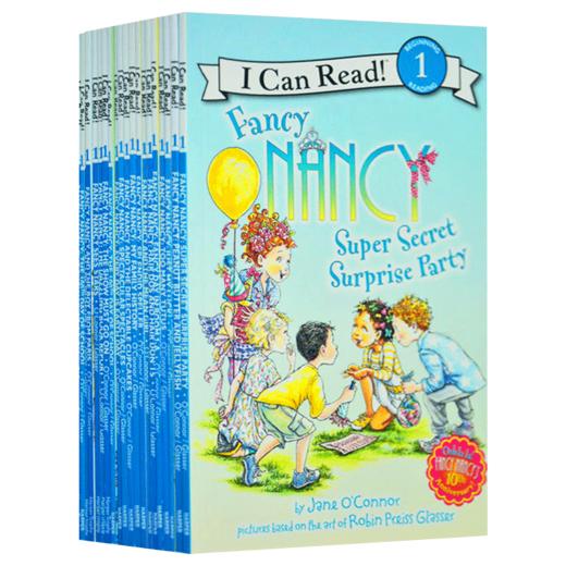 漂亮的南希22册 英文原版绘本 Fancy Nancy I Can Read 汪培珽一阶段 小俏妞希希 英文版儿童英语启蒙绘本分级读物 进口原版书籍 商品图0