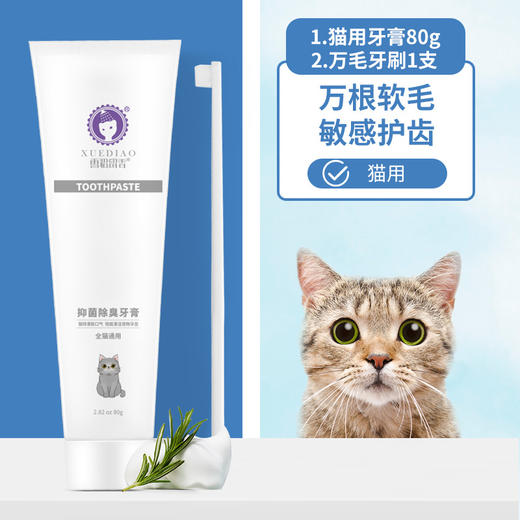 【宠物用品】雪貂宠物猫咪狗狗专用牙膏牙刷套装 商品图8