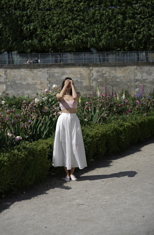 my skirt white cotton lace 商品图3