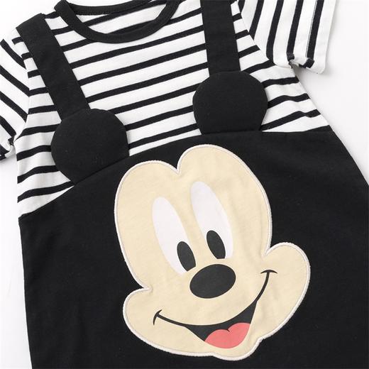 迪士尼贝贝怡联名款男宝宝肩开连体衣新生儿夏季短袖婴儿哈衣爬服232L2051
 商品图7