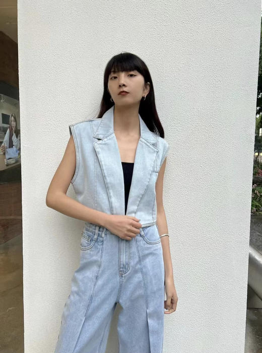 牛仔马甲 商品图0