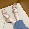 【穿上它告别小短腿❗️新款罗马风坡跟拖鞋女】百搭不挑人，色泽亮丽柔软舒适内里，柔软亲肤脚感好，舒适鞋跟时尚显高，夏网红凉拖鞋两穿中跟粗跟凉拖鞋女粉丝专属 商品缩略图2