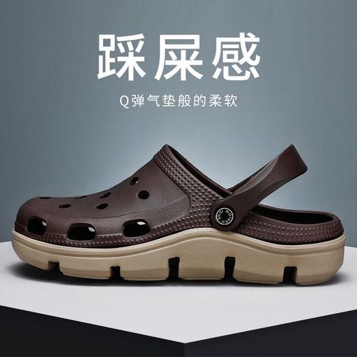 AA YC 踩屎感洞洞鞋男款夏季外穿防滑厚底耐磨凉拖鞋 商品图3