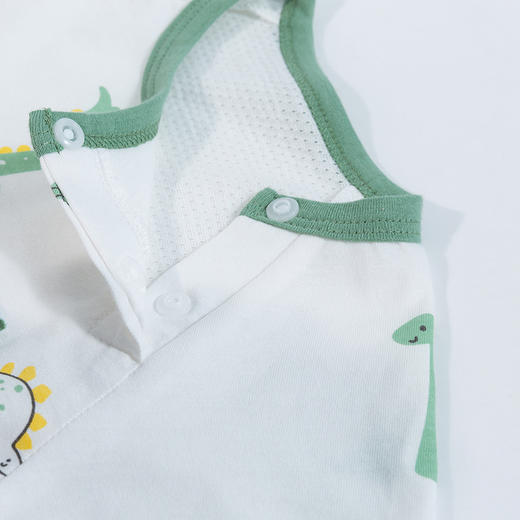 贝贝怡宝宝哈衣夏季婴儿短袖无袖包屁衣儿童爬服包屁衣（两件装）222B055
 商品图9