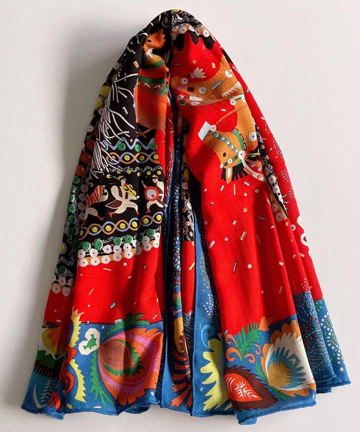 大方巾 140*140。双面双色 商品图11