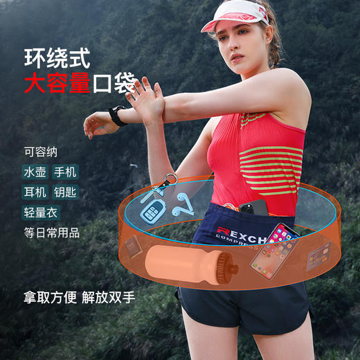 「四款配色」户外运动腰包男女士跑步健身马拉松大容量多功能腰包手机腰带 商品图2