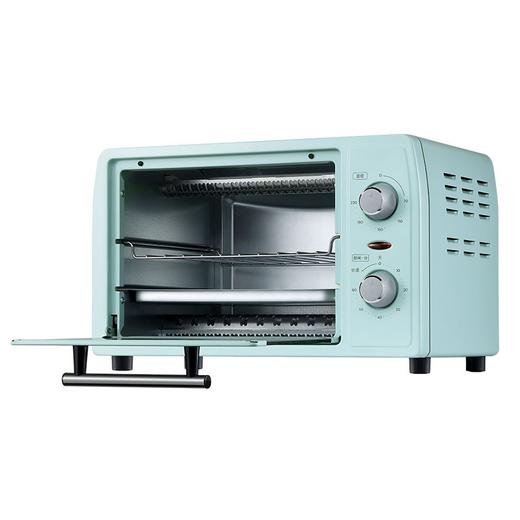 美的（Midea）家用小烤箱 上下石英管均匀烘焙 12L 多功能迷你烤箱PT12B0 淡雅绿 商品图2