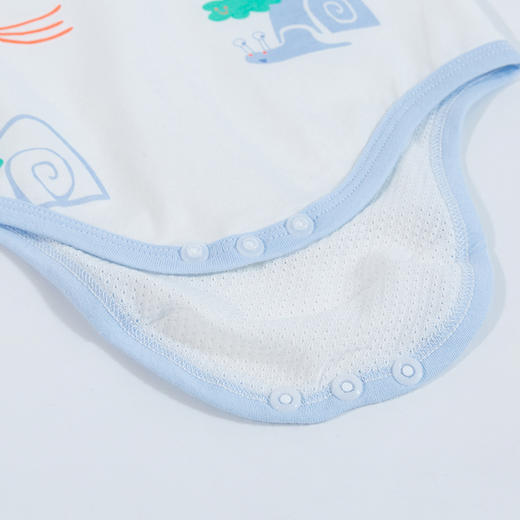 贝贝怡男宝宝短袖包屁衣夏季款新品婴儿爬服透气包屁衣（两件装）222B054
 商品图11