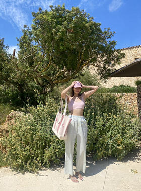 my pajama pants 黄蓝的条纹长裤