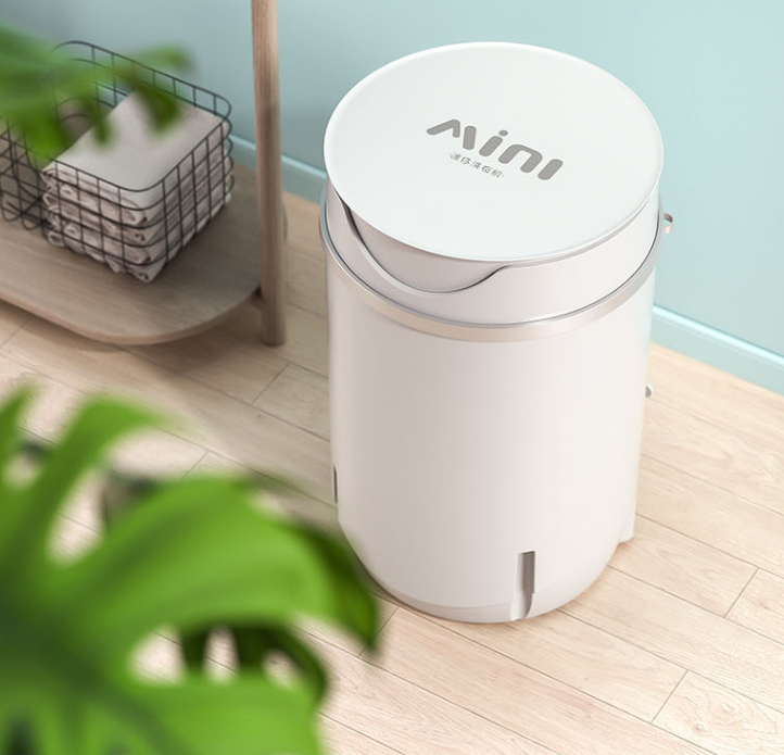 【家用电器】小洗衣机家用儿童婴儿内衣裤袜子单筒桶迷你半自动洗脱一体