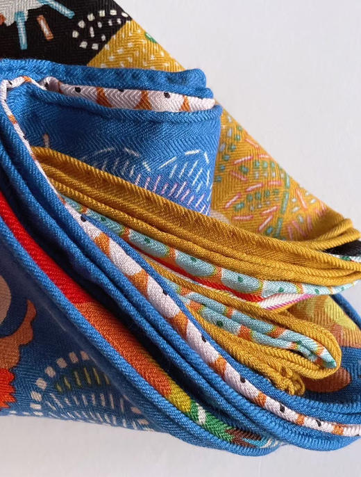 大方巾 140*140。双面双色 商品图7